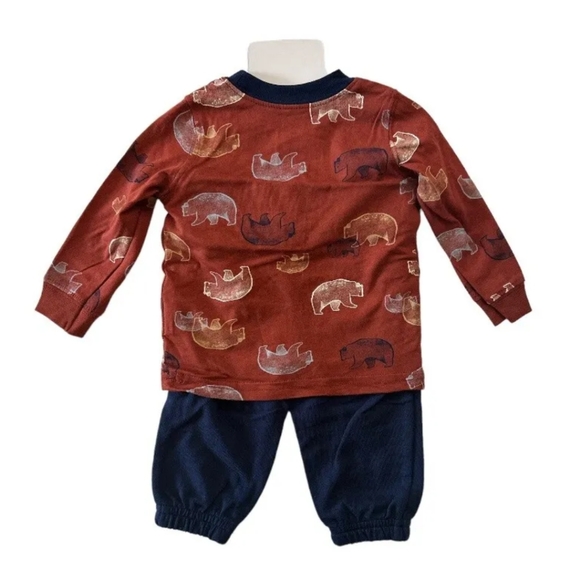 Nwt 2 Piece Long Sleeve & Jogger Pant Outfit Set - Picture 2 of 2